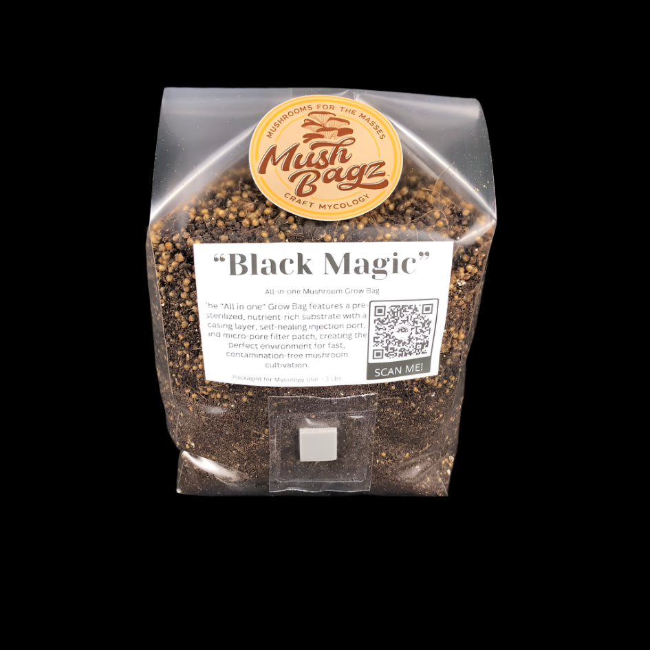 "Black Magic" All-in-one Mushroom Grow Bag - MushBagz