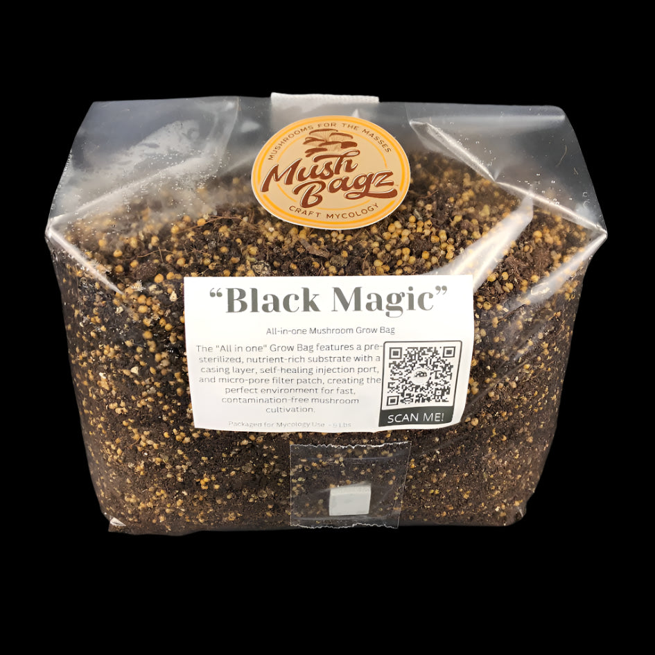 "Black Magic" All-in-one Mushroom Grow Bag - MushBagz