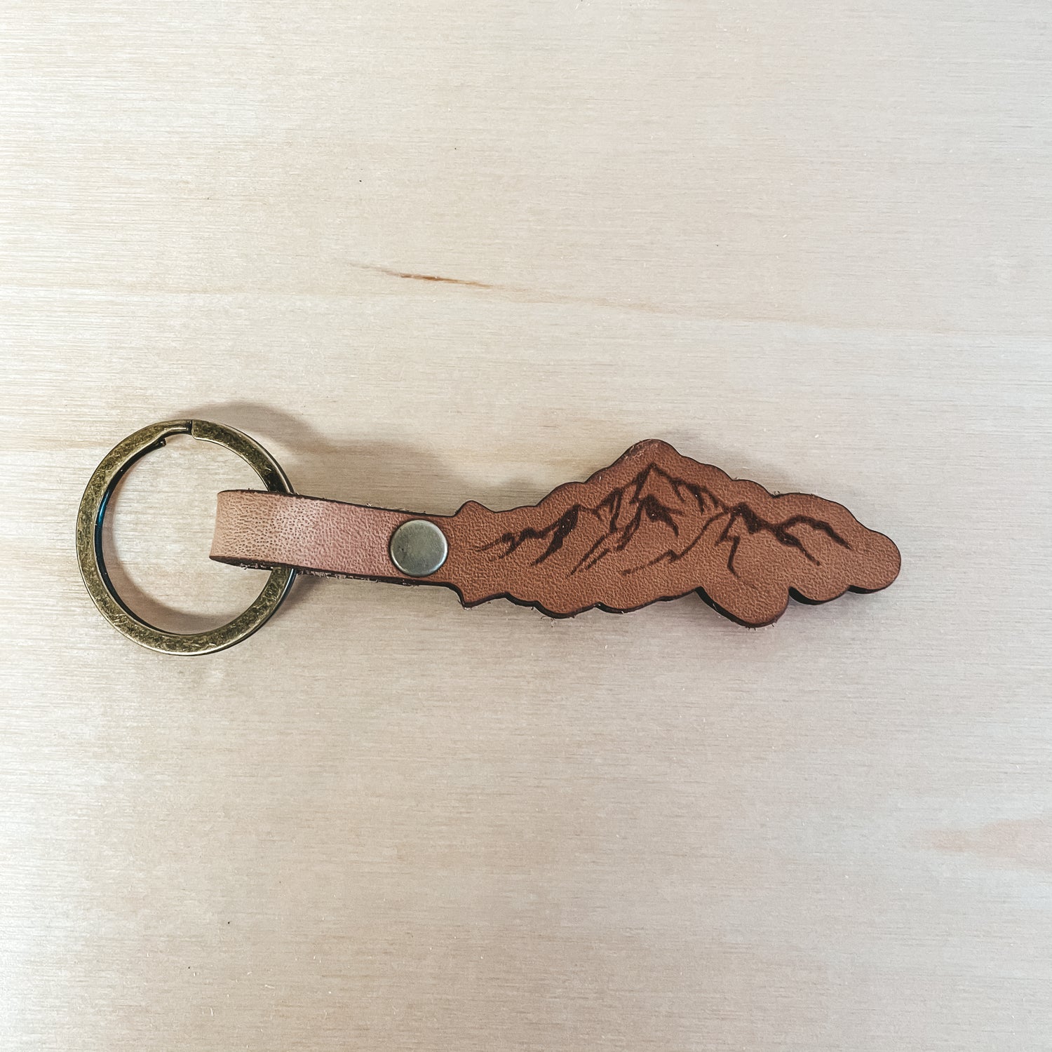 Mountain Cutout Keychain