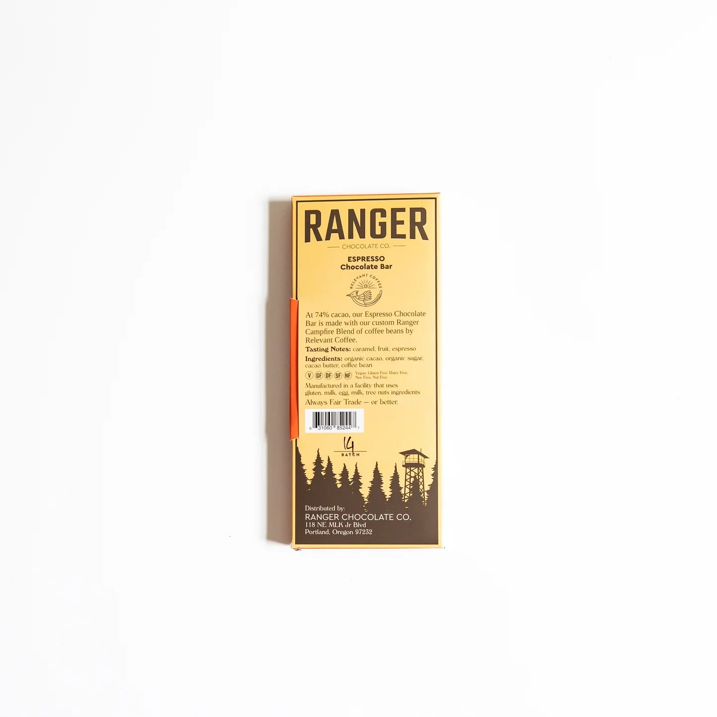 Espresso Chocolate Bar by Ranger Chocolate Co.