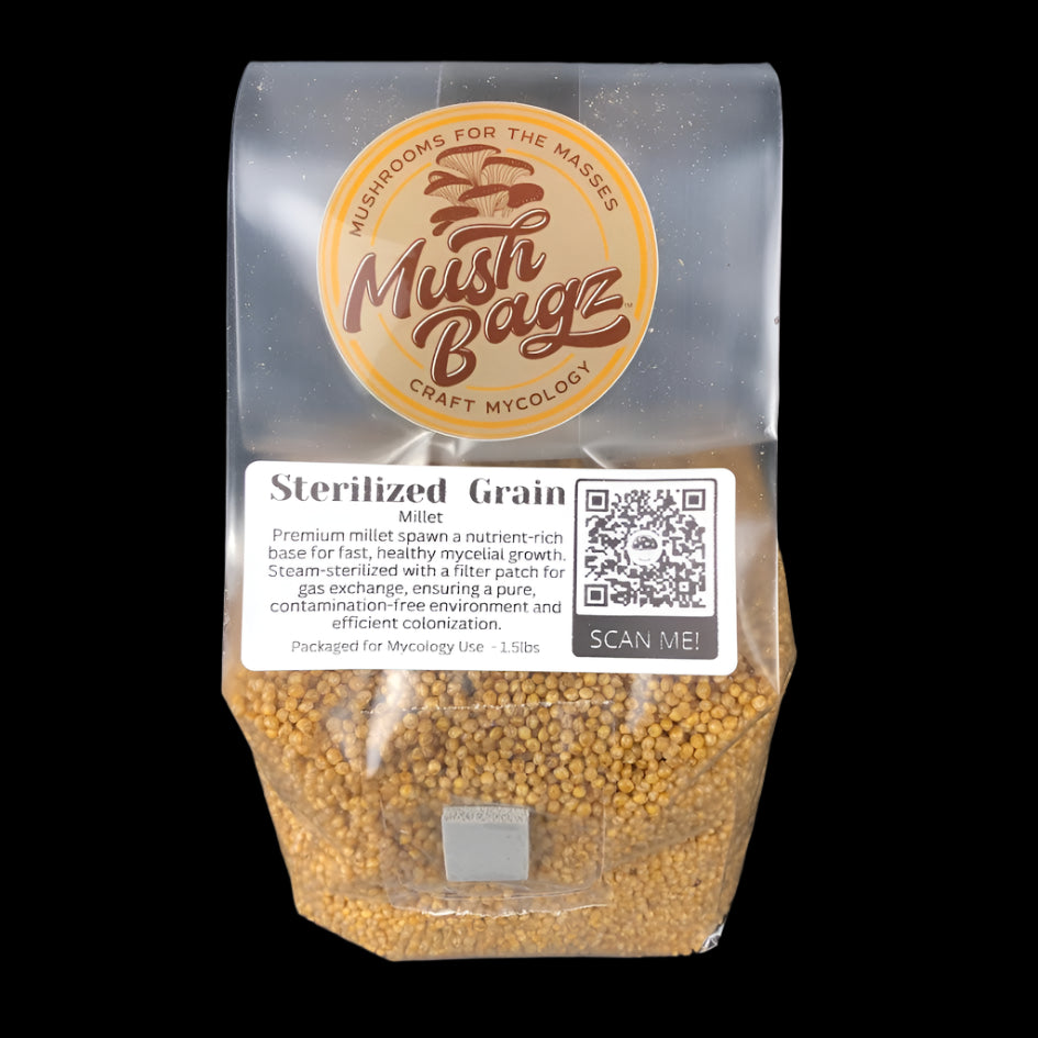 Millet Sterilized Grain Bag - MushBagz