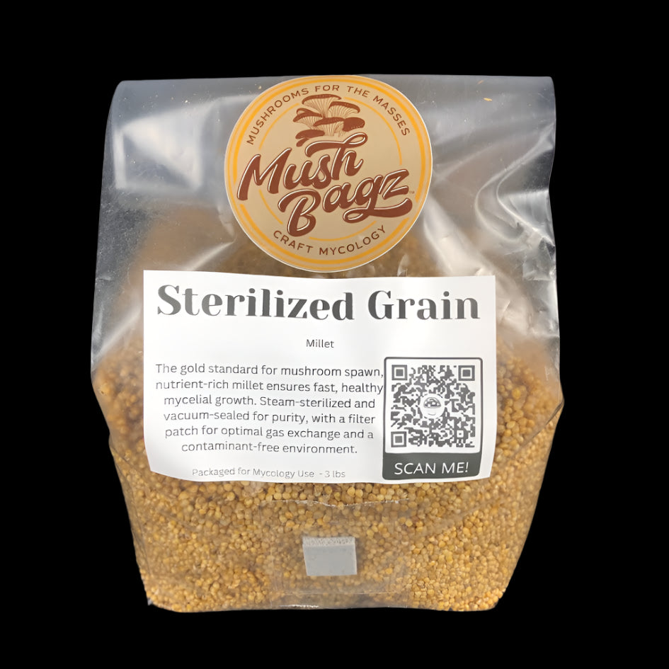 Millet Sterilized Grain Bag - MushBagz