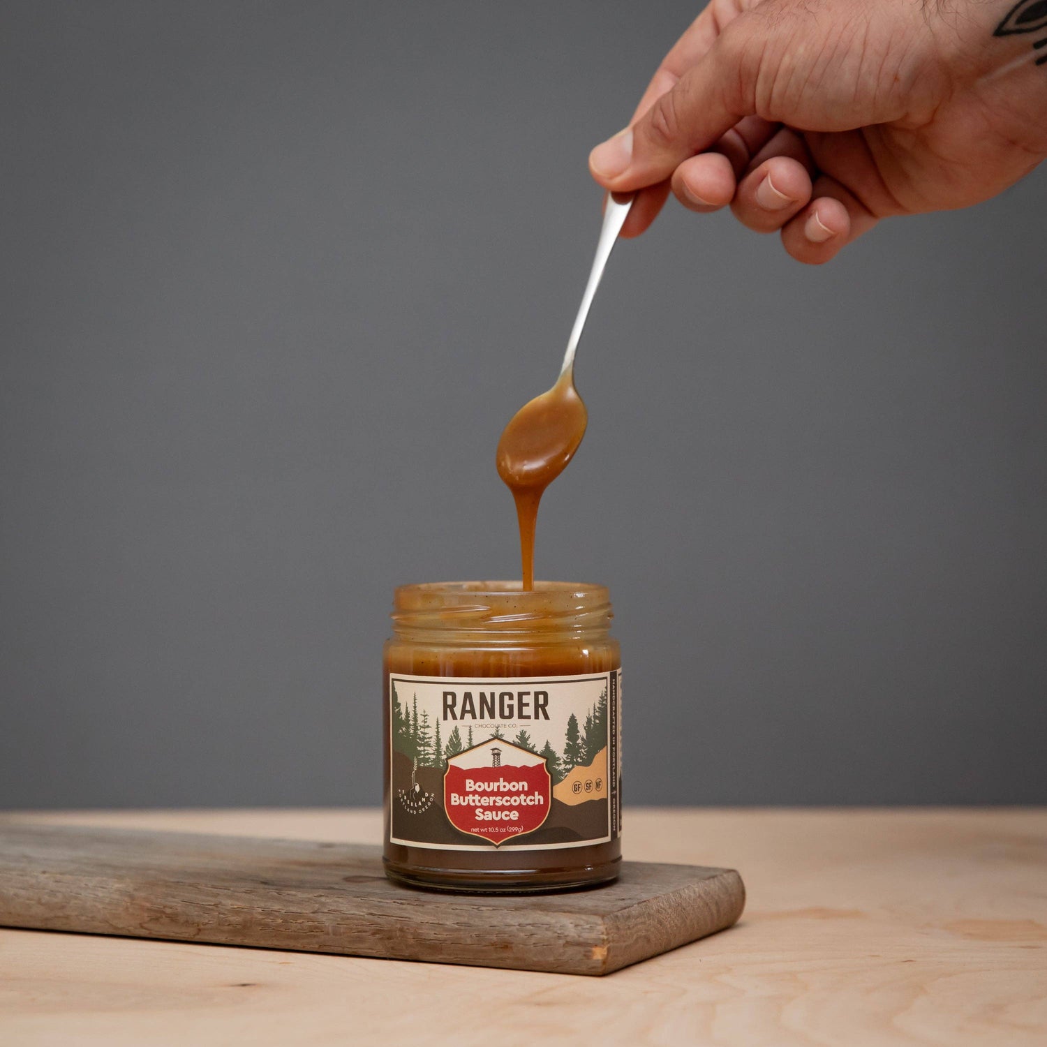 Bourbon Butterscotch Sauce by Ranger Chocolate Co.