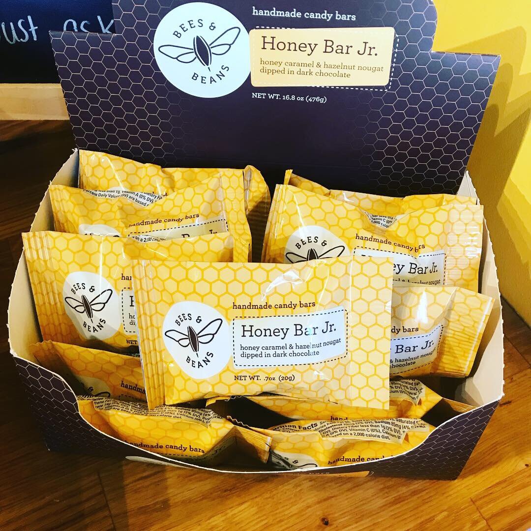 Honey Bar Jr. Honey Caramel Candy - Bees & Beans