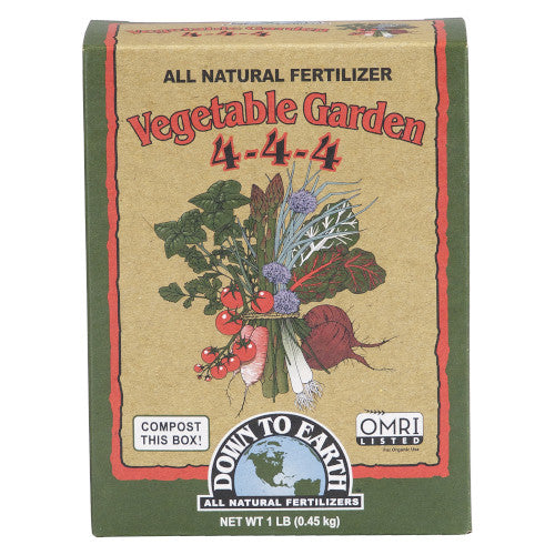 Down To Earth Vegetable Garden Mix 4-4-4 (1lb.)