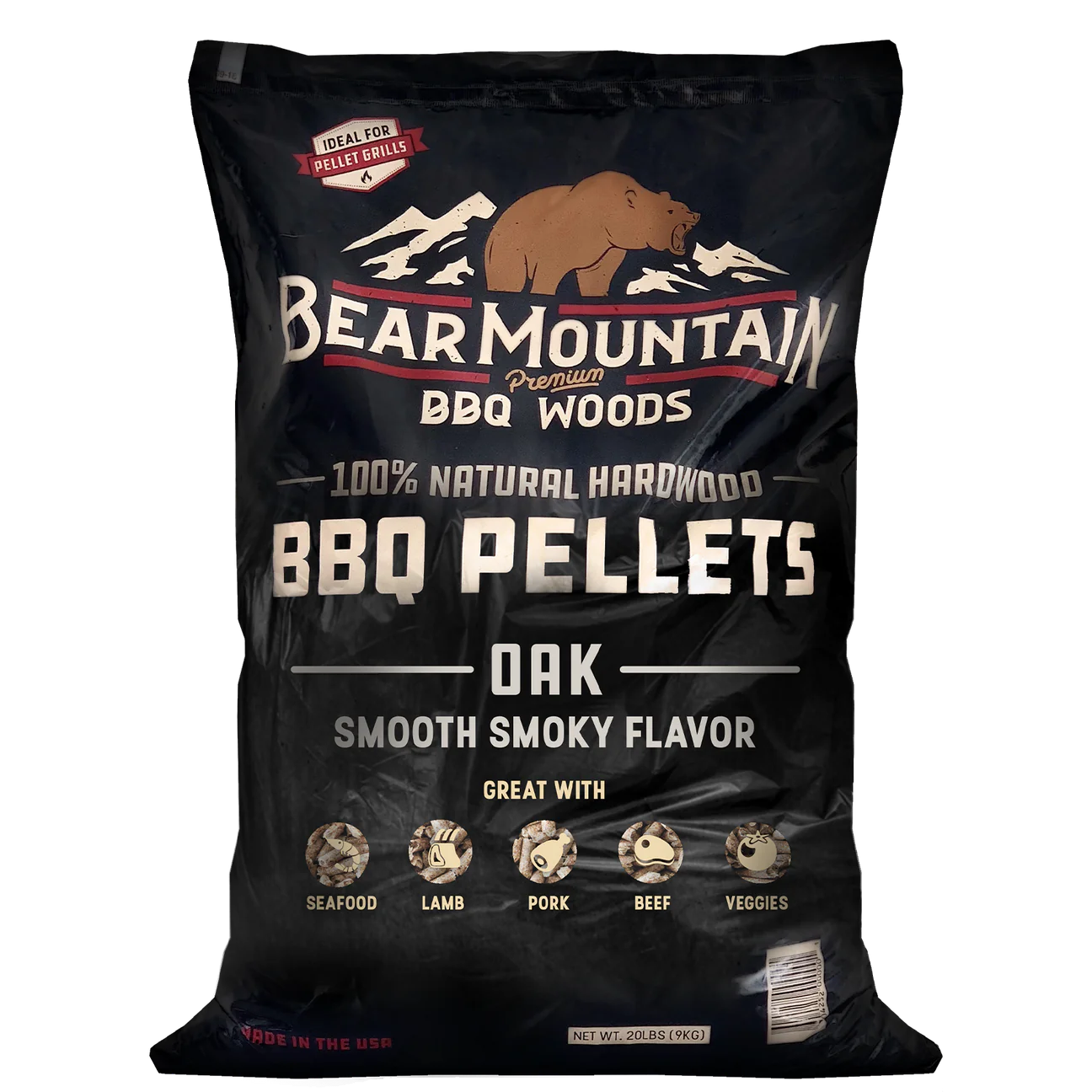 Bear Mountain Hardwood Pellets - Oak - 40