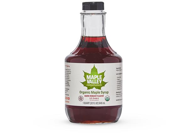 MAPLE VALLEY Organic Maple Syrup - Dark & Robust - 16oz.