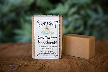 Non-Scents™ Goat Milk Soap by Boring Goats (Full Bar)