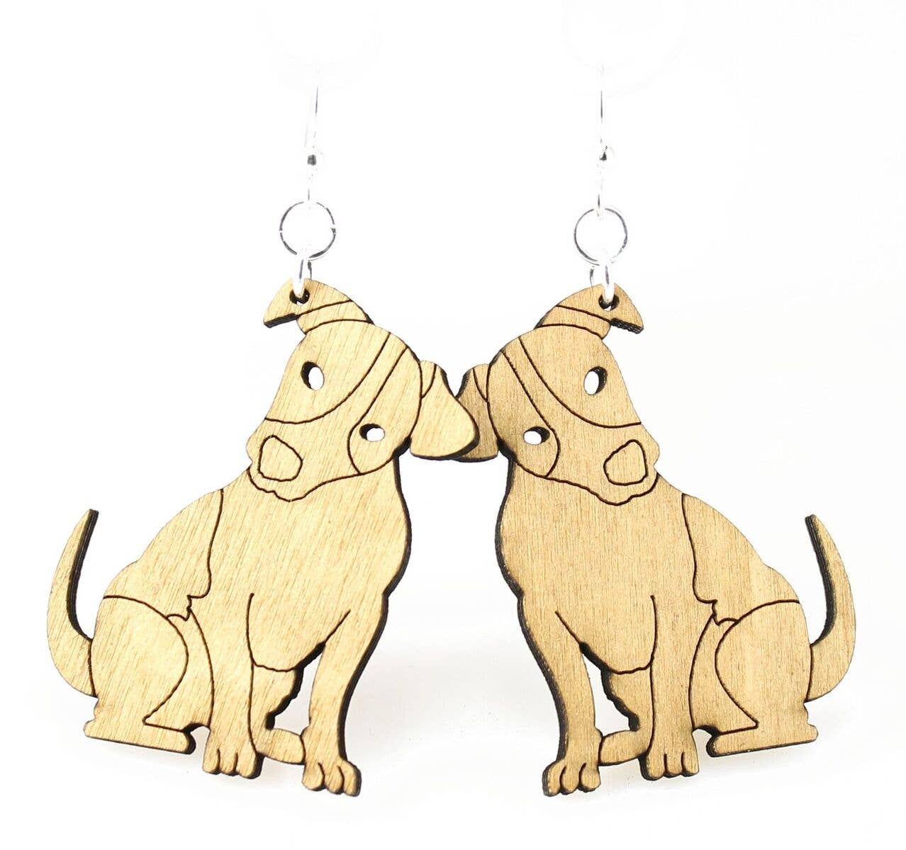 Puppy Earrings by Green Tree Jewelry