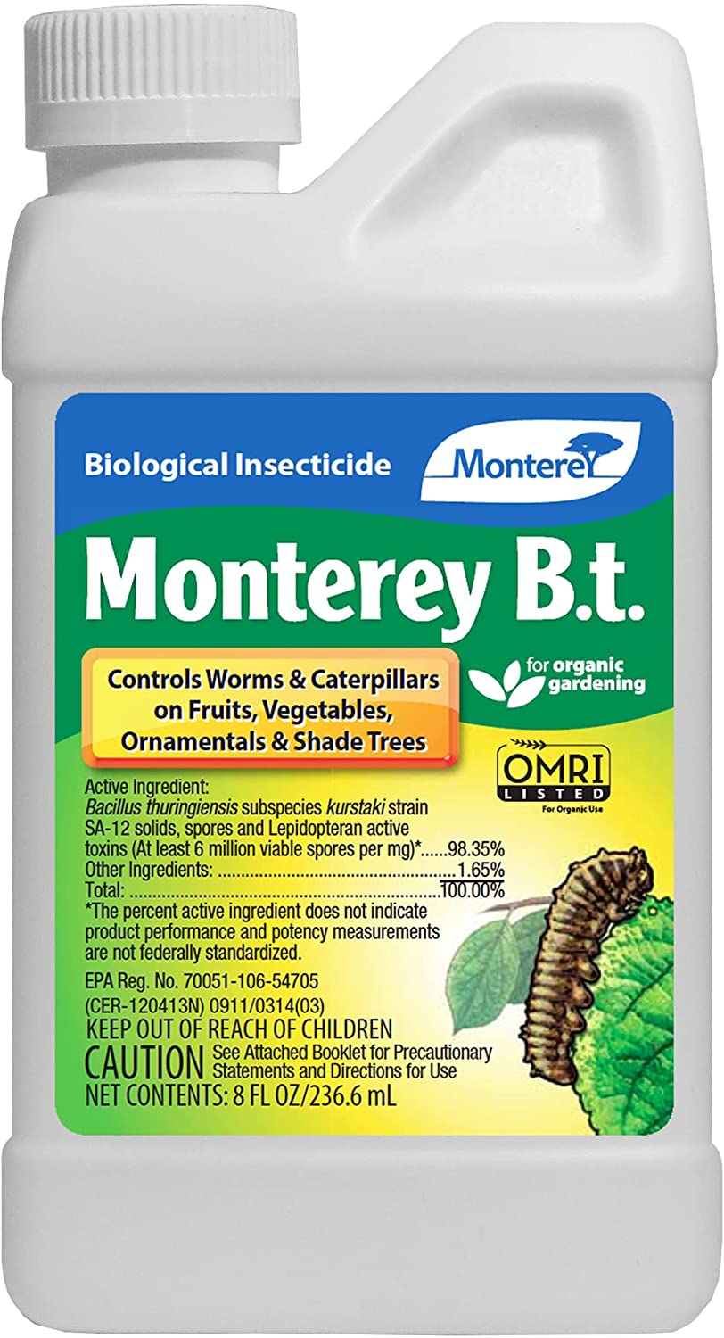 Monterey B.t. Concentrate Organic Insecticide 8oz