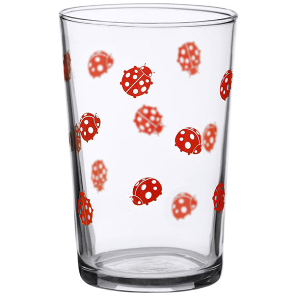 Juice Glasses - Vintage Ladybug Design - Down To Earth