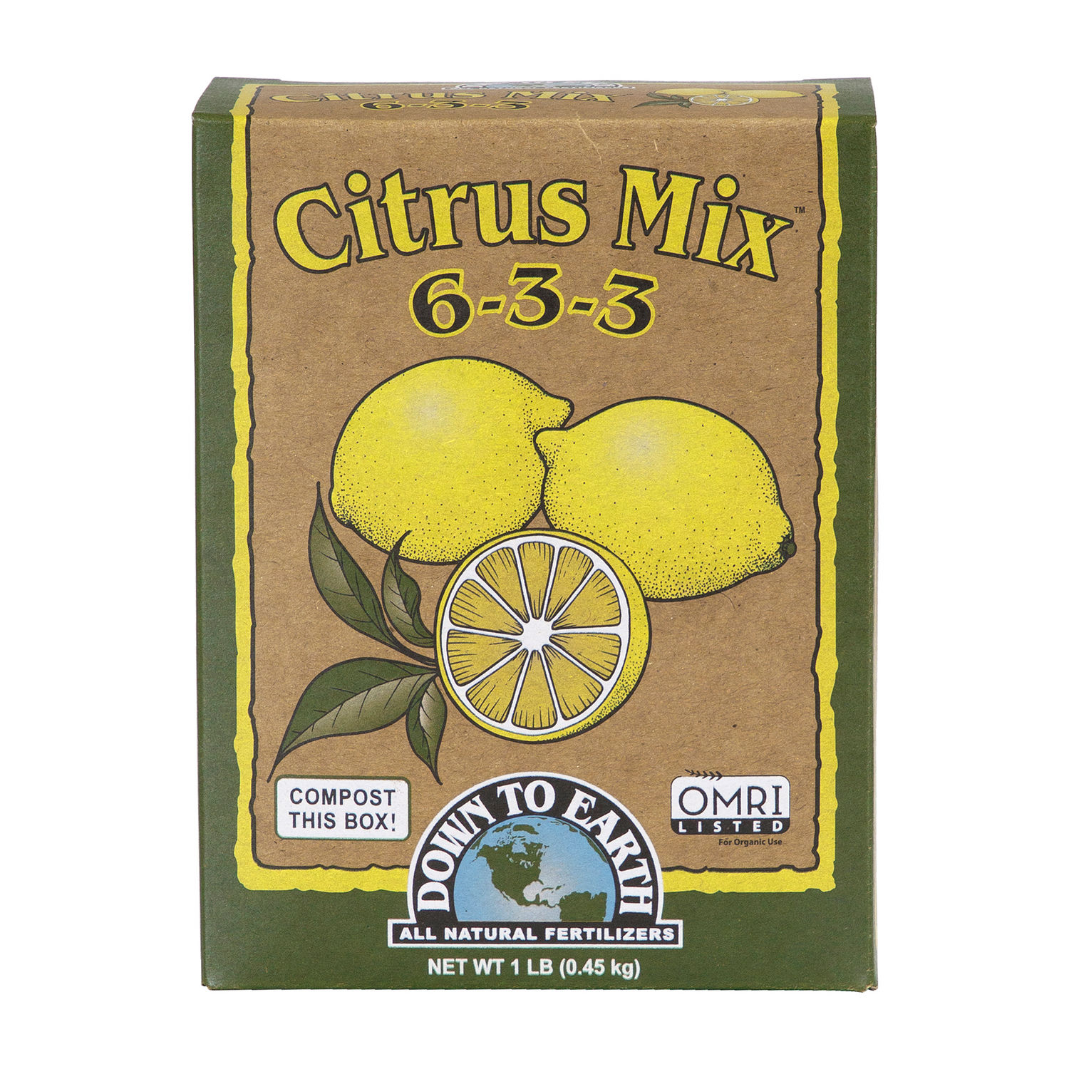 Down To Earth Citrus Mix 6-3-3