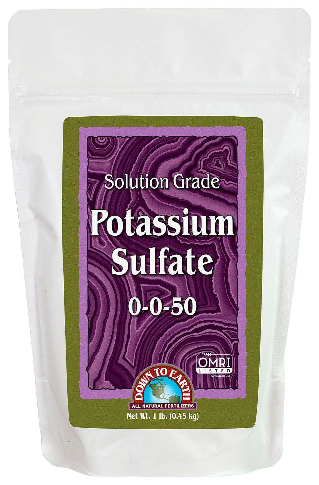 Down To Earth Potassium Sulfate 0-0-50 Solution Grade