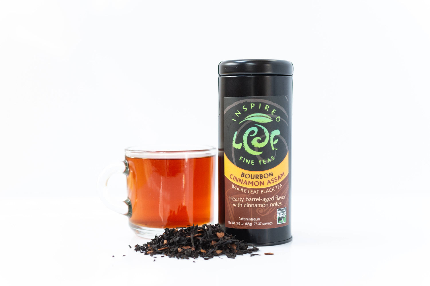 Bourbon Cinnamon Assam (Certified Elephant Friendly ™) by Inspired Leaf Teas - Loose