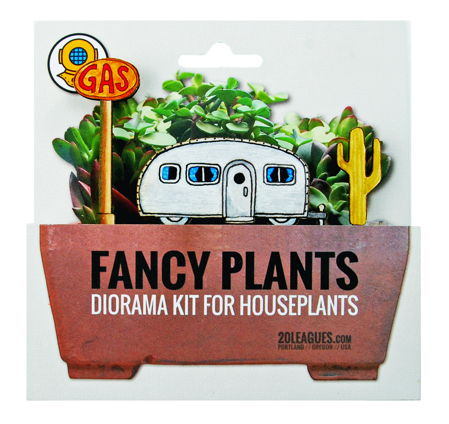 Desert Oasis Diorama Houseplant Kit