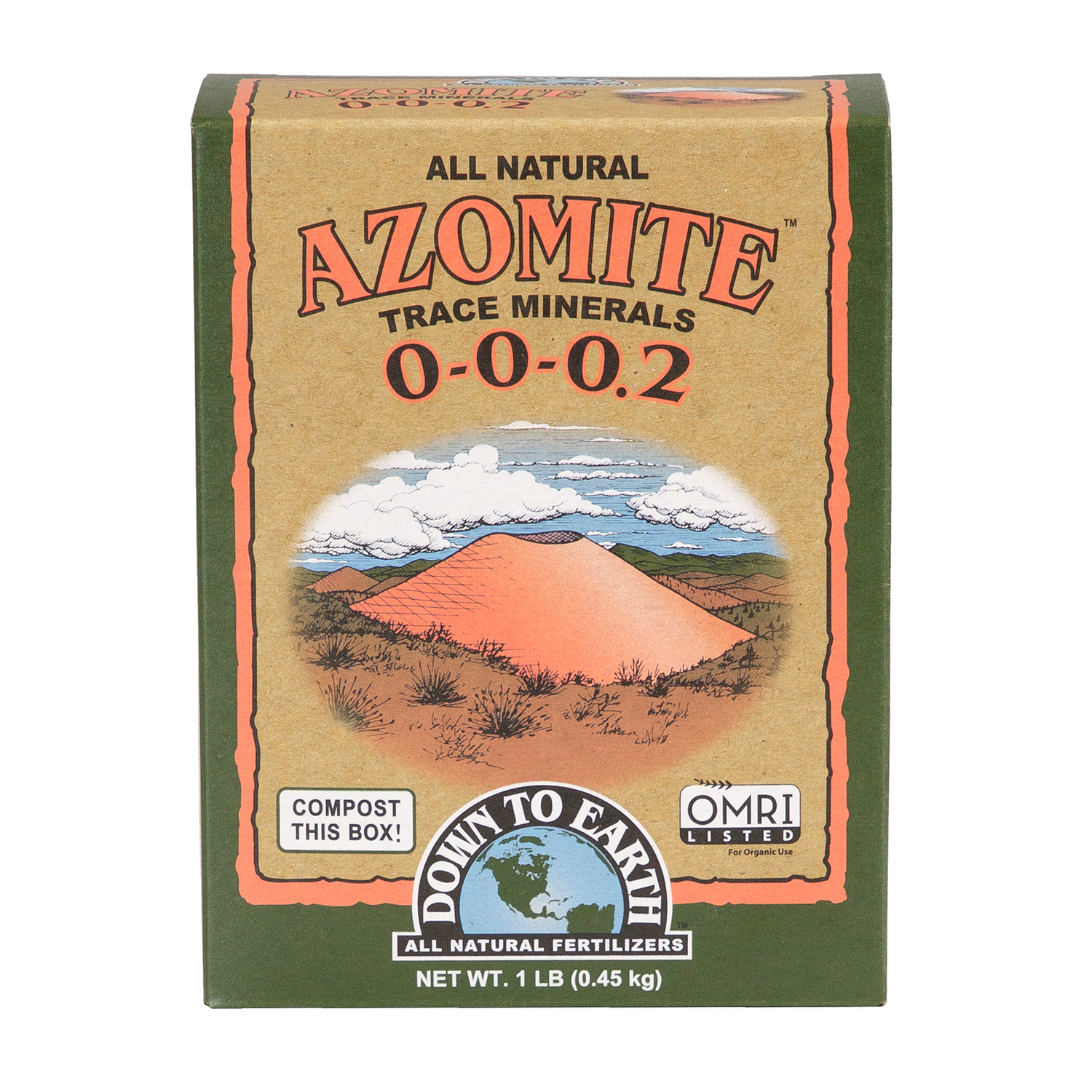 Down To Earth Azomite Slow Release Powder 0-0-0.2