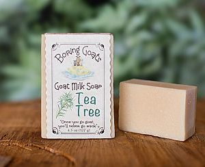 Boring Goats - Tea Tree Goat Milk Soap - Full Bar