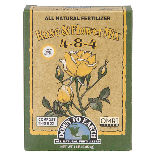 Down To Earth - Rose and Flower Mix 4-8-4 - 1lb.