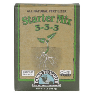 Down To Earth - Starter Mix 3-3-3 - 1lb.