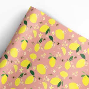 Revel & Co. - Lemons and Bees Gift Wrap Roll